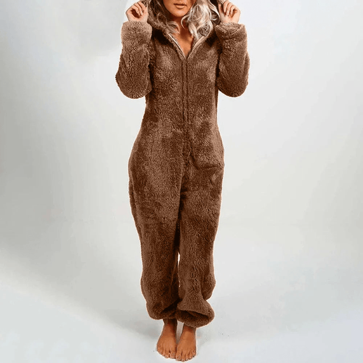 Levoire | Pyjama peluche ours femme Braun