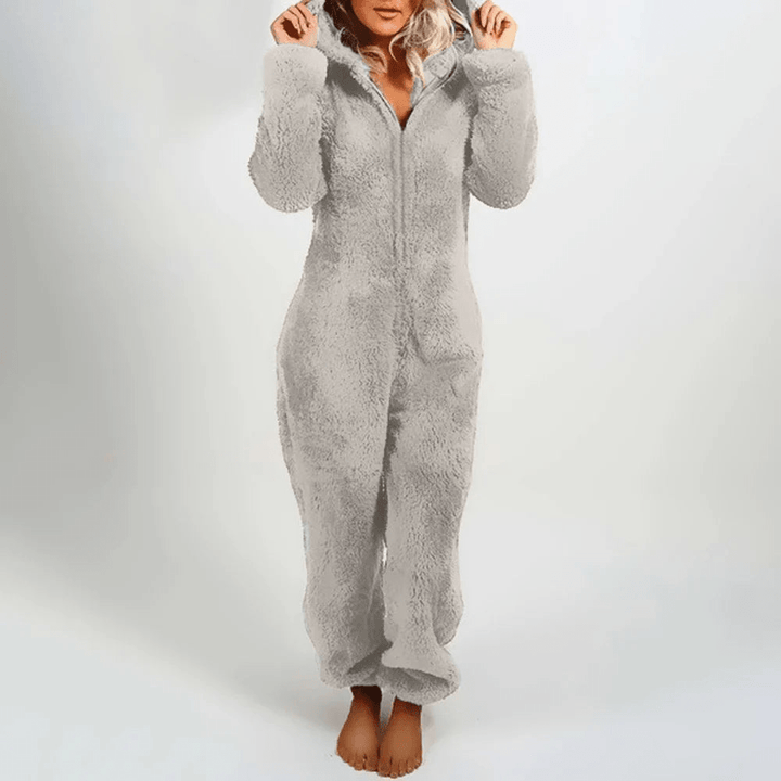 Levoire | Pyjama peluche ours femme Gris foncé
