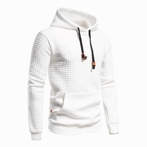 Levoire | Hoodie pour hommes Confort ultime Hoodie Tendance & Décontracté Blanc