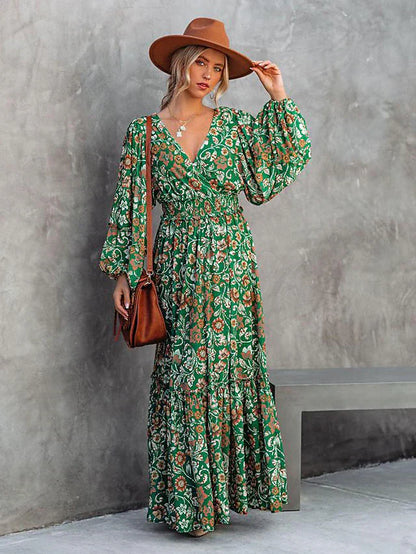Levoire | Femme Robe d'été - Vert Vert