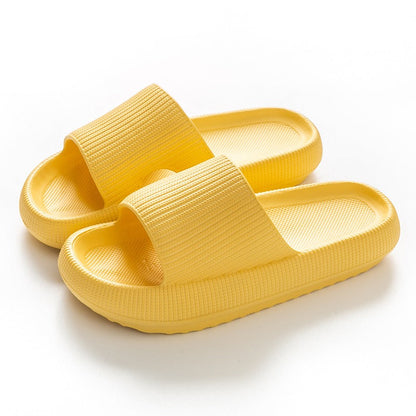Levoire | Femme Chaussons douces et confortables Jaune