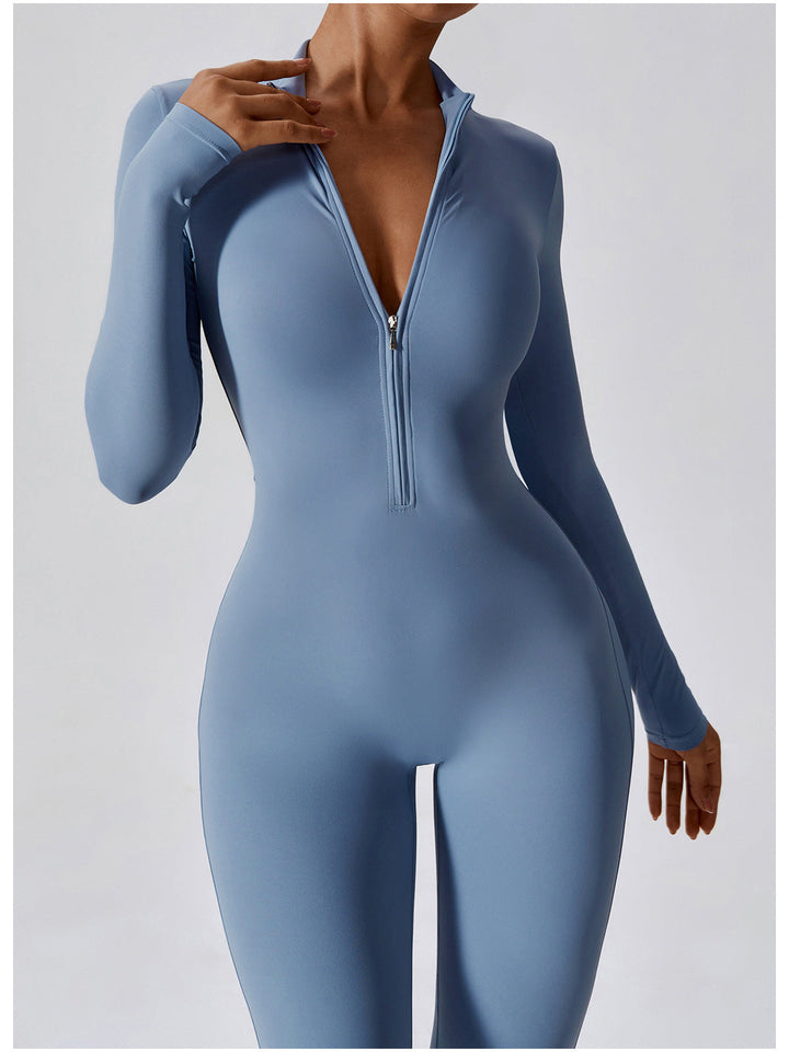 Levoire | Zip-up à manches longues Bleu clair