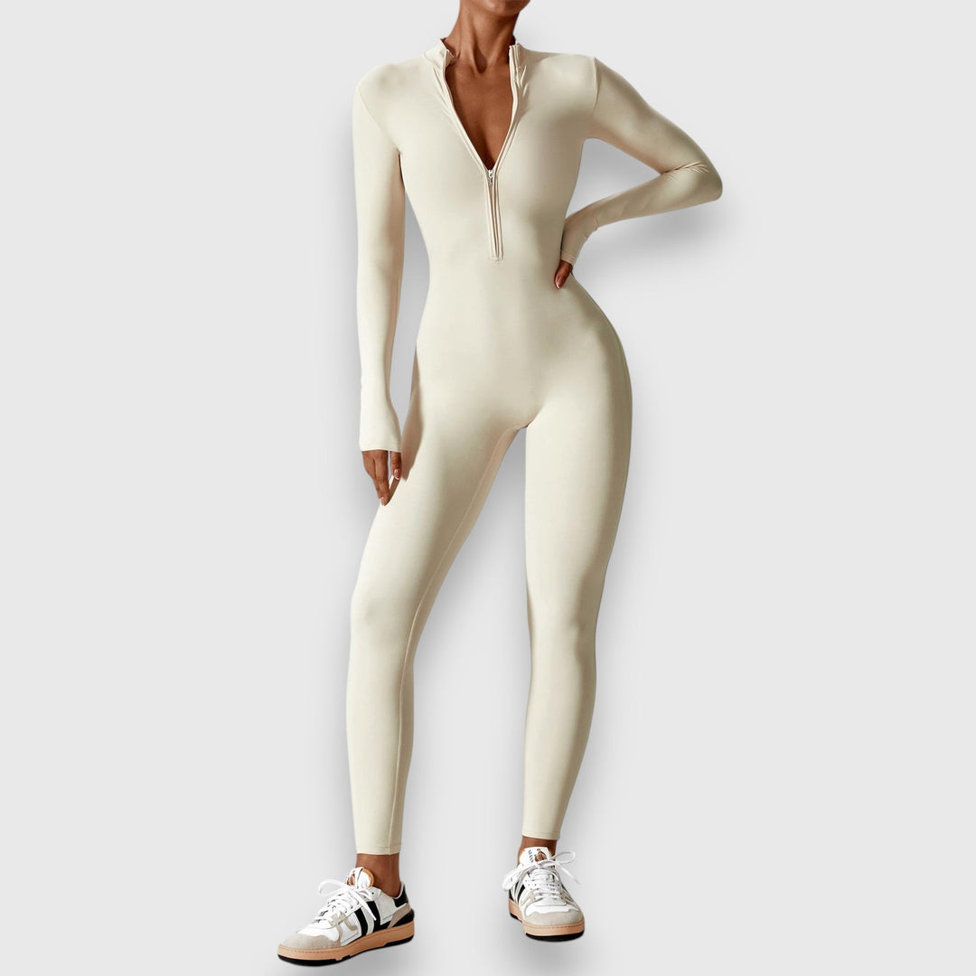Levoire | Style Élégant Combinaison Longue Crème