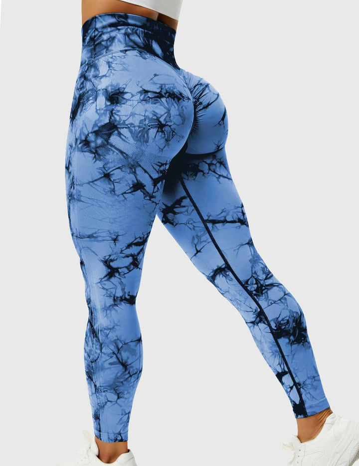 Levoire | Leggings Tie Dye Pour Femmes Clara Bleu Noir
