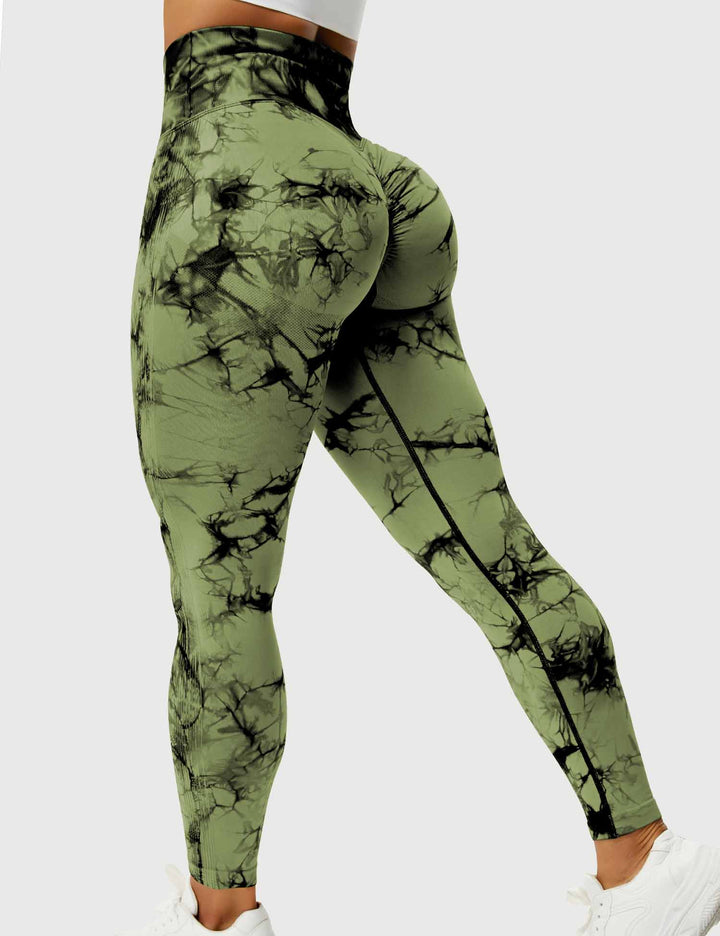 Levoire | Leggings Tie Dye Pour Femmes Clara Vert