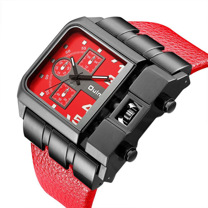 Levoire | à Quartz avec bracelet en cuir - Livraison offerte