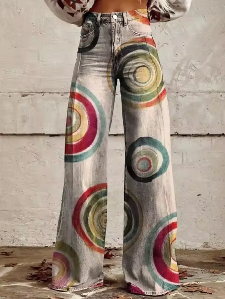 Levoire | Pantalon Large Avec Motif Lumineux Led Couleur 8