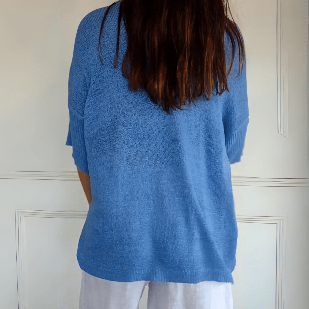 Levoire | Top Élégant En Tricot À Décolleté En V