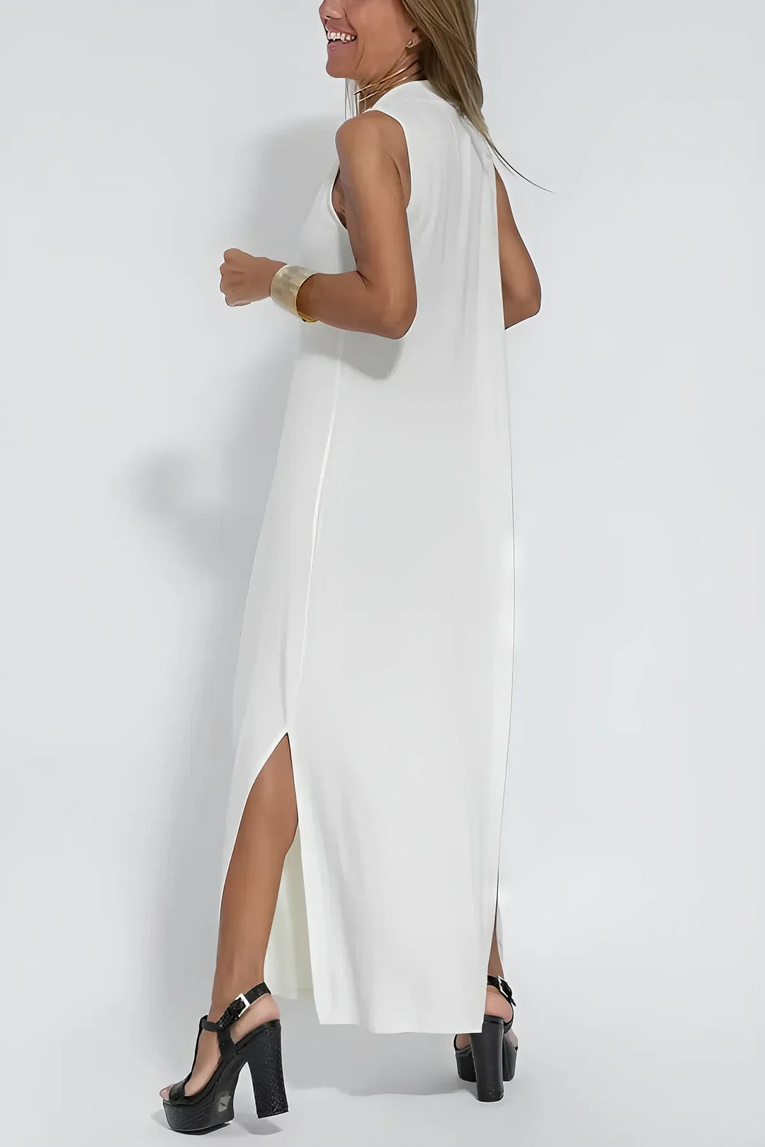 Levoire | Robe Élégante Longue + Gilet Correspondant Comme Cadeau