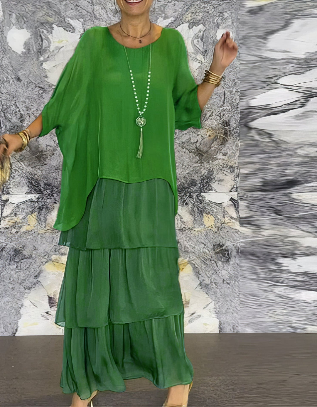 Levoire | Couche Large Artistique Vert clair
