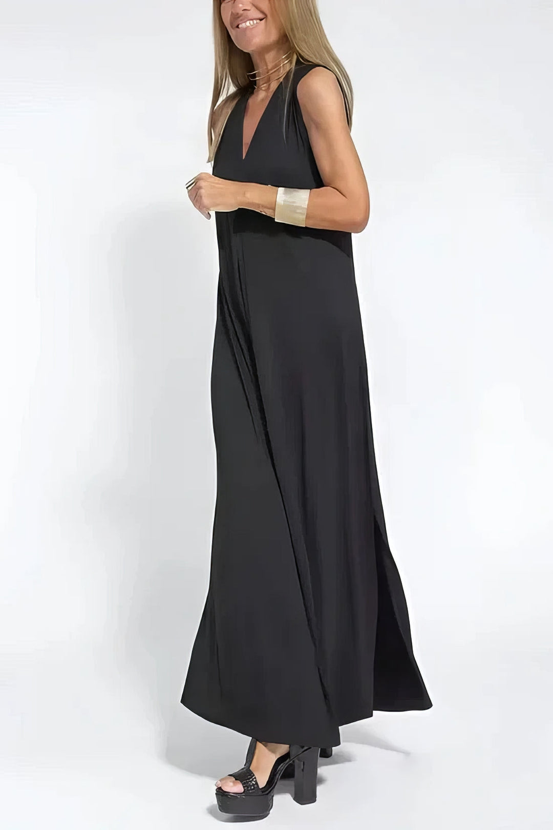 Levoire | Robe Élégante Longue + Gilet Correspondant Comme Cadeau
