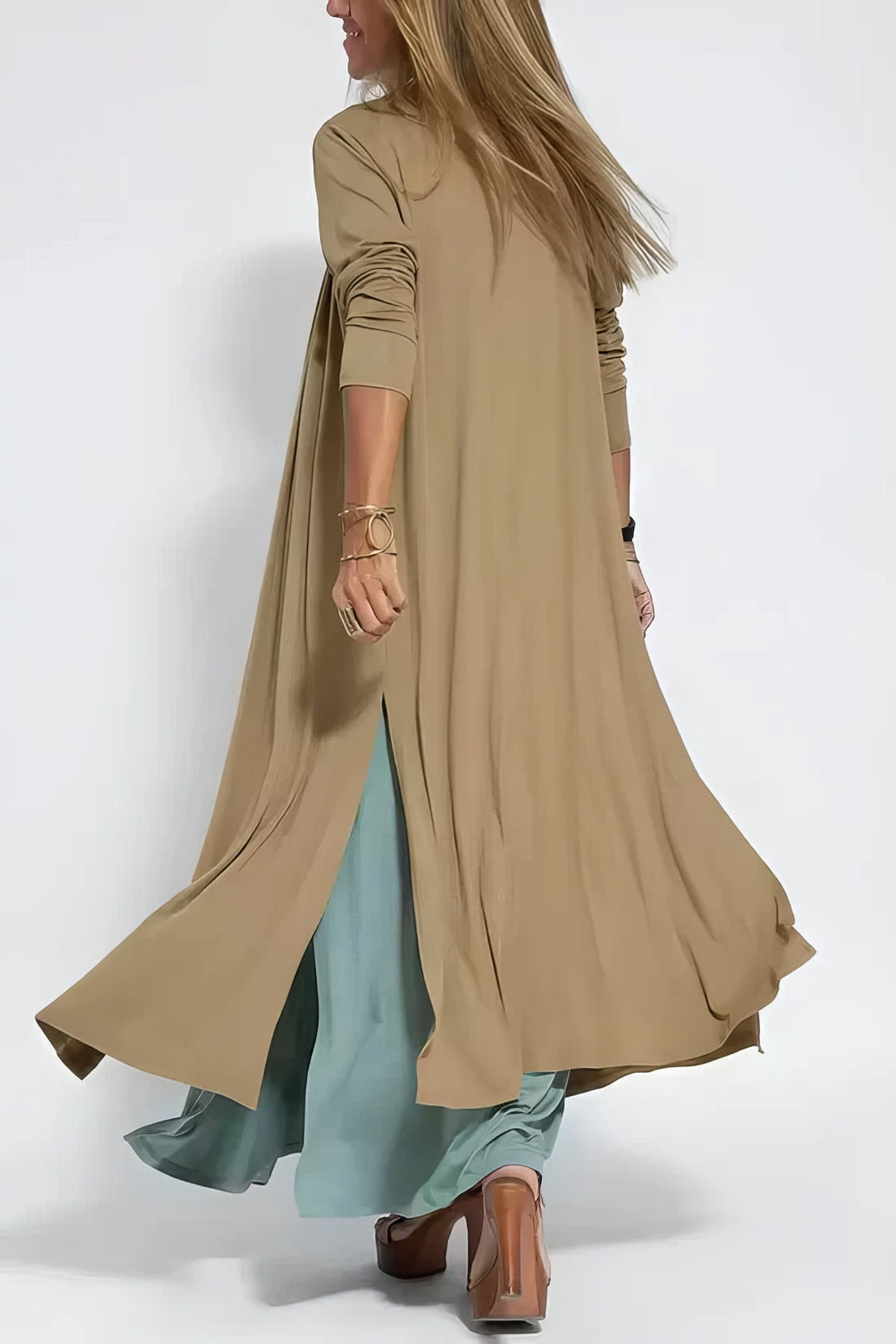 Levoire | Robe Élégante Longue + Gilet Correspondant Comme Cadeau