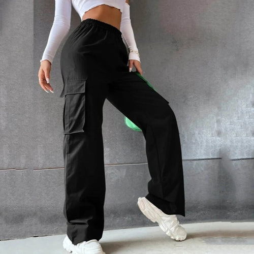 Levoire | Pantalons Cargo Taille Haute Avec Plusieurs Poches