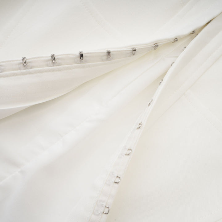 Levoire | Haut Corset À Manches Longues Blanches