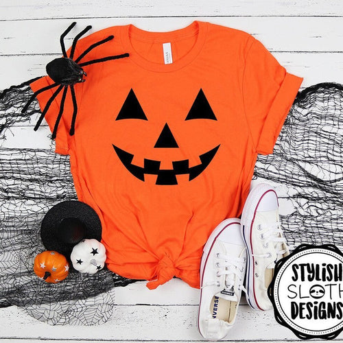 Levoire | Femmes Halloween Citrouille Tête Série T-shirt
