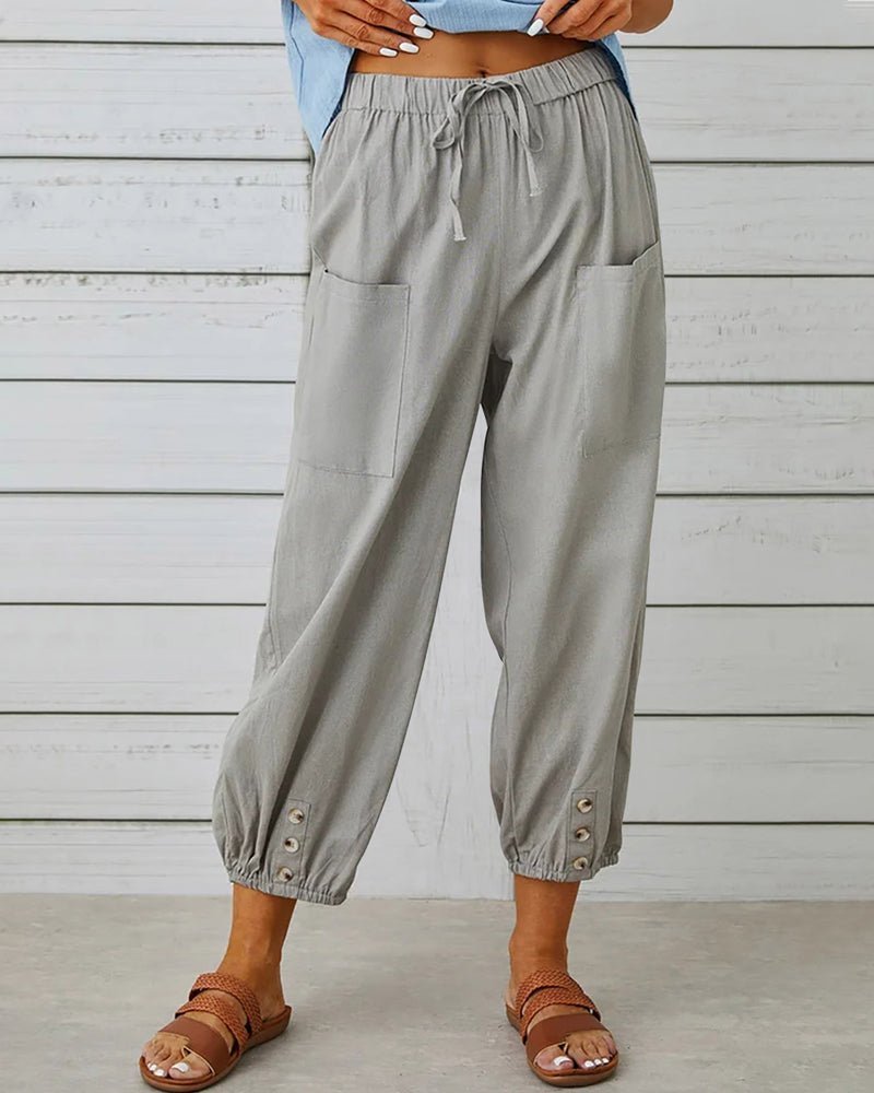 Levoire | Pantalon Taille Haute Gris