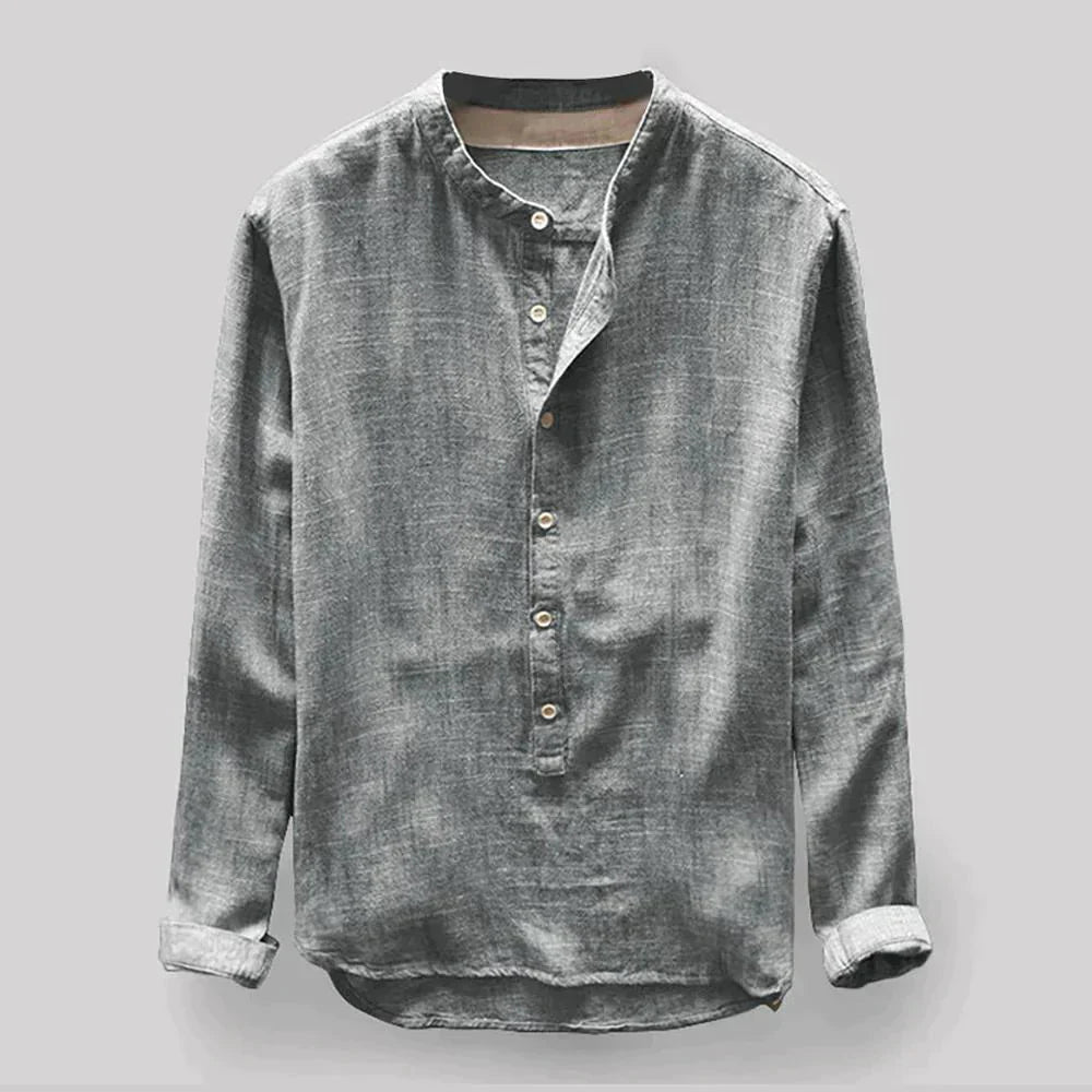 Levoire | Chemise En Lin Tendance Gris