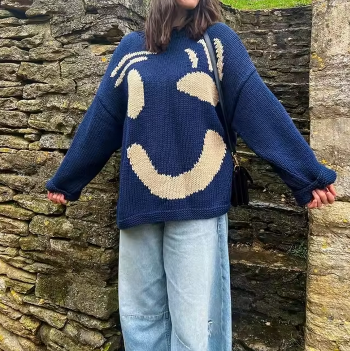 Levoire | Surdimensionné Boho Tricot Merensininen