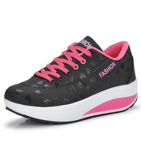 Levoire | Chaussures De Randonnée Durables Noir et Rose pâle