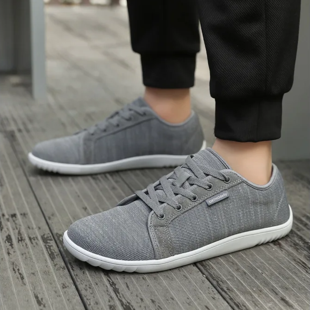 Levoire | Largeur Zero Drop Chaussures Confort Gris