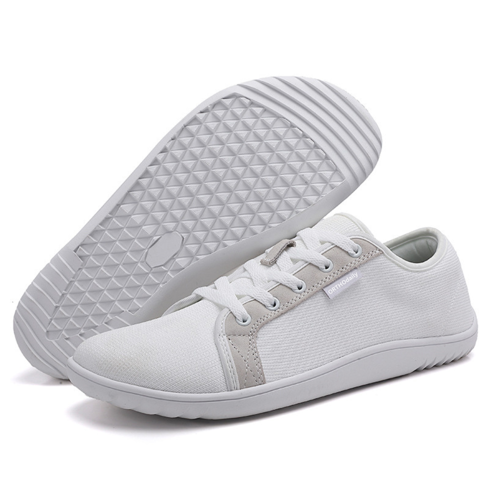 Levoire | Largeur Zero Drop Chaussures Confort Blanc