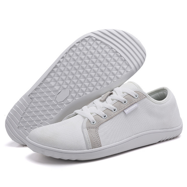 Levoire | Largeur Zero Drop Chaussures Confort Blanc