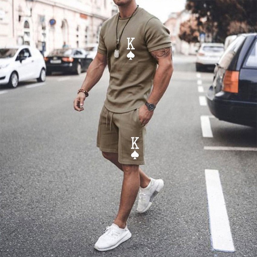 Levoire | Ensemble T-Shirt Et Short Beige
