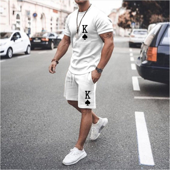 Levoire | Ensemble T-Shirt Et Short Blanc