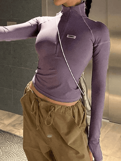 Levoire | Zippé Manches Longues Top Court