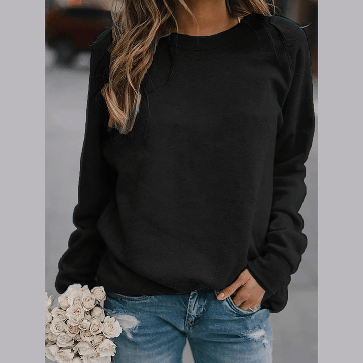Levoire | Sweat Décontracté Confort Femme Noir