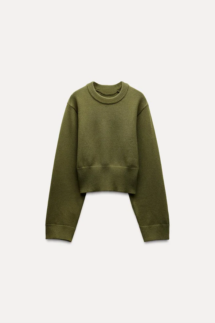 Levoire | Pull En Tricot À Manches Larges Vert