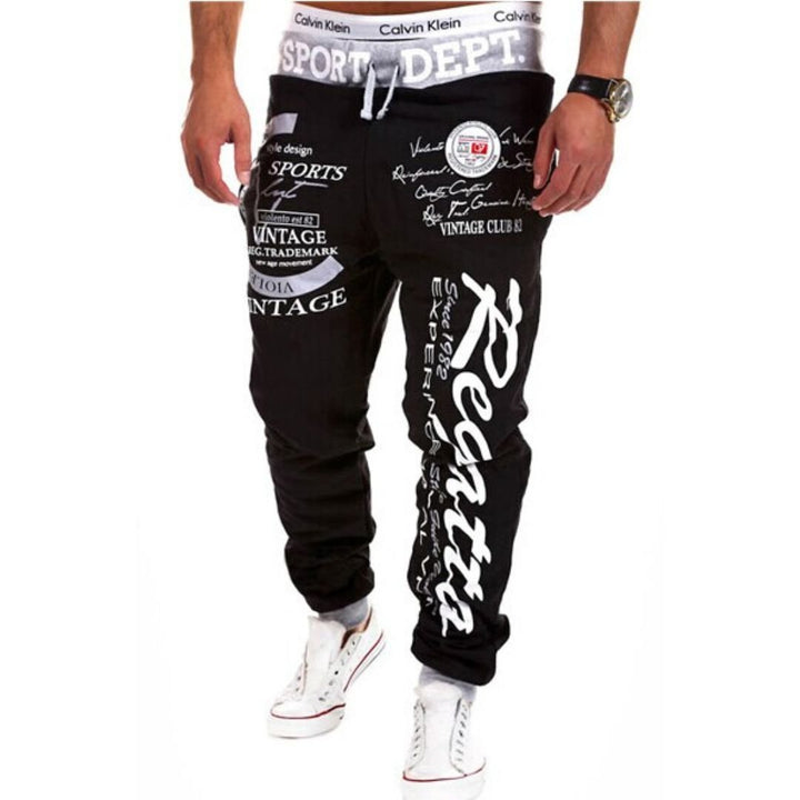 Levoire | Pantalons De Sport Confortables Noir Blanc