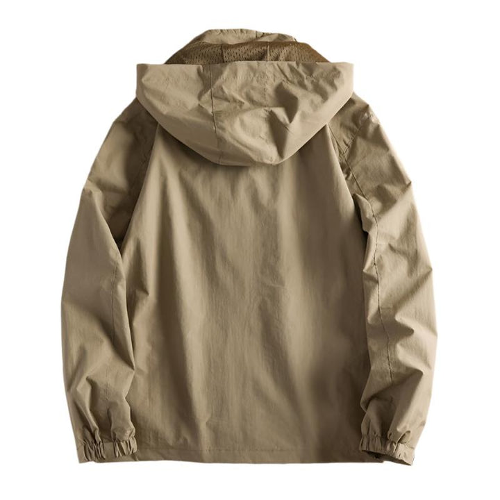 Levoire | Veste À Capuche Imperméable À Manches Longues Avec Fermeture Éclair