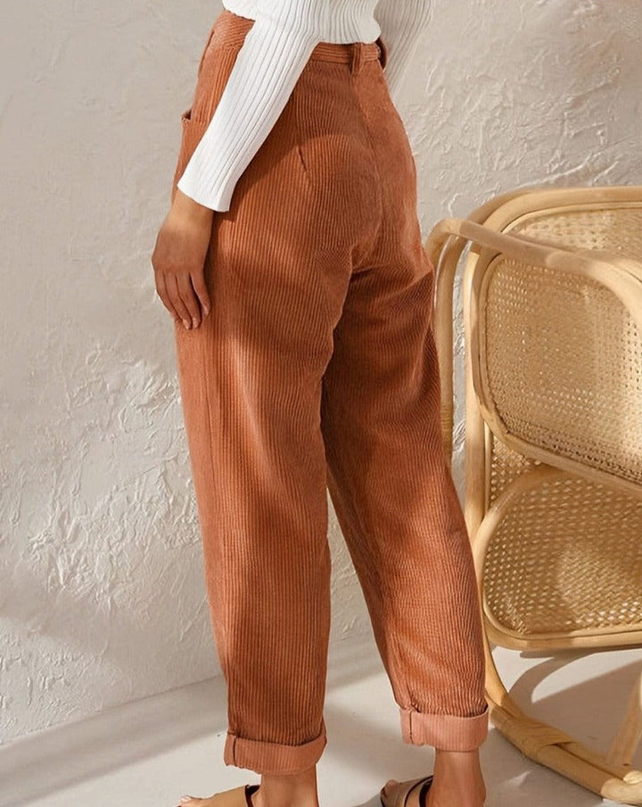 Levoire | Pantalon En Velours Élégant
