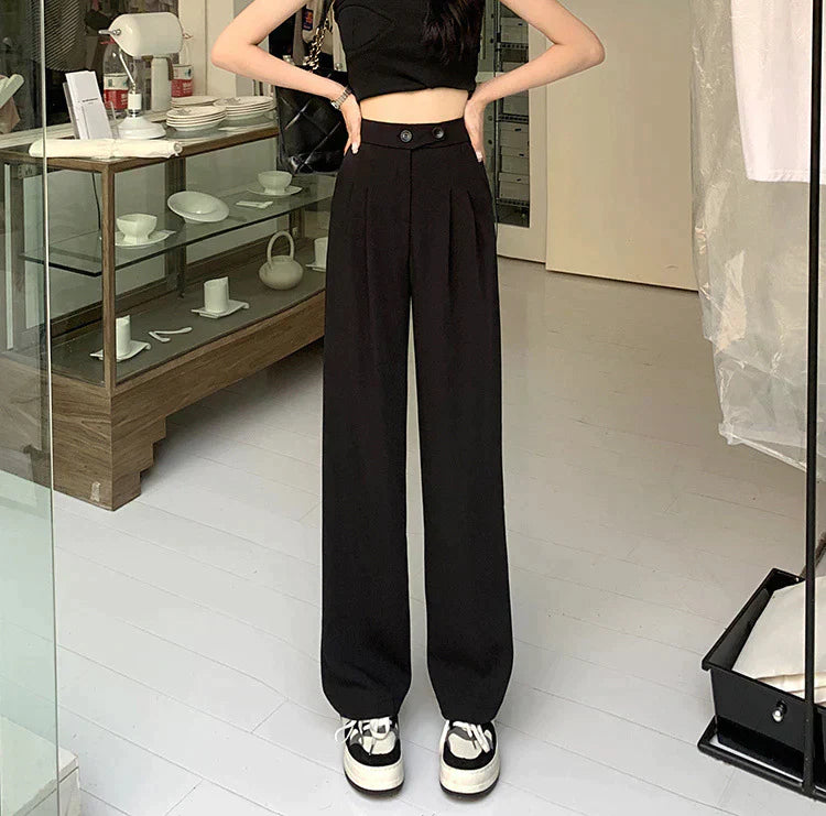 Levoire | pantalons larges pour femmes Noir