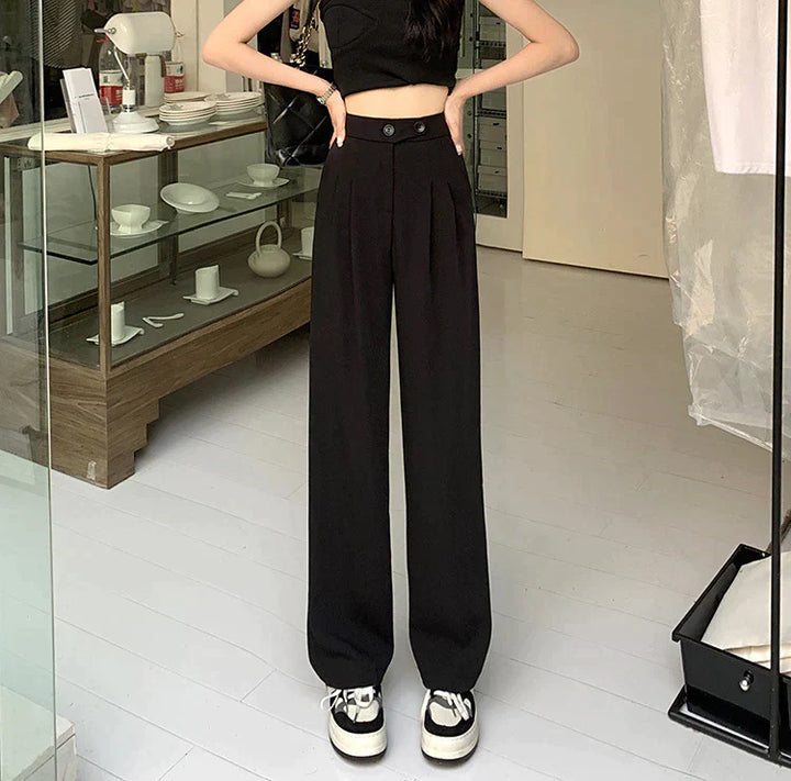 Levoire | pantalons larges pour femmes Noir