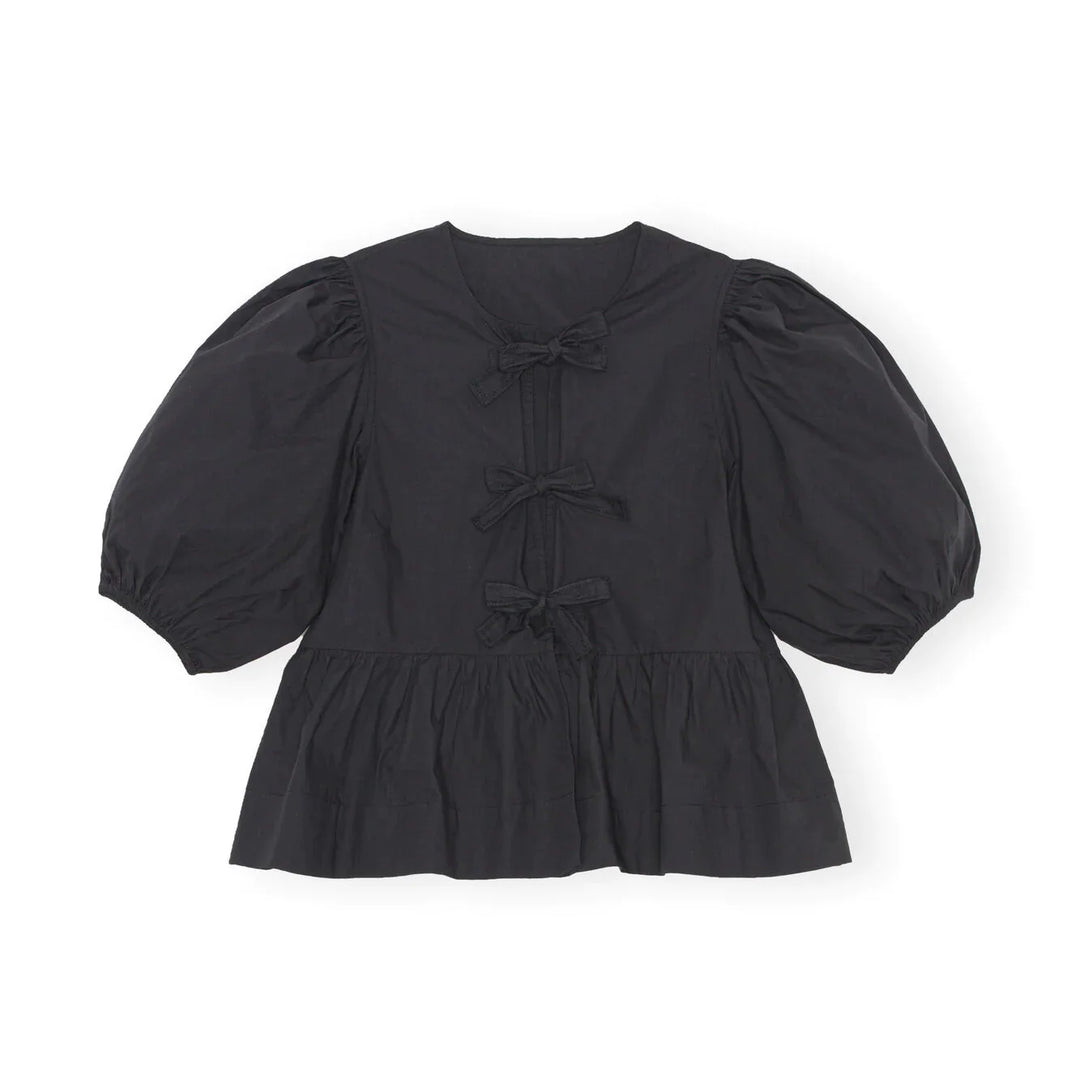 Levoire | Chemise à nœud élégante Noir