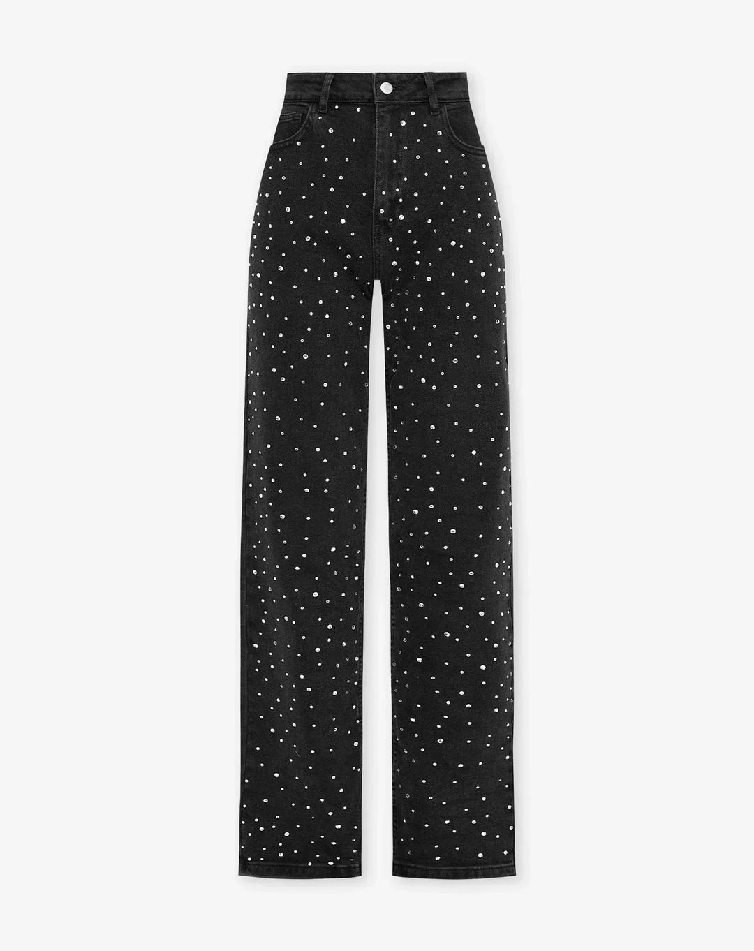 Levoire | Jeans Starstruck Elegantit Farkut Joka Tilaisuuteen Musta kirkas helmiparto